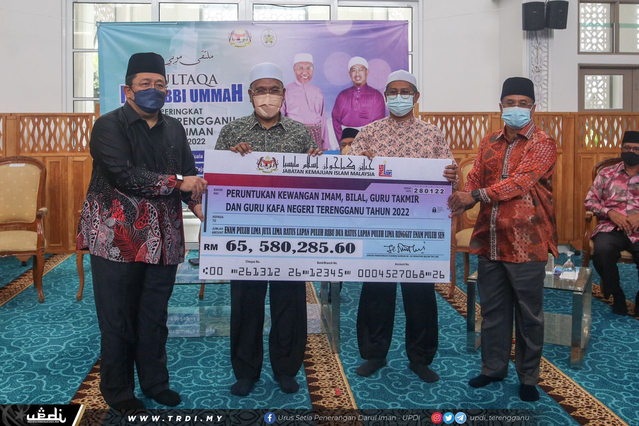 Kerajaan Salur RM65.6 Juta Kepada Iman, Bilal, Guru Takmir Dan KAFA