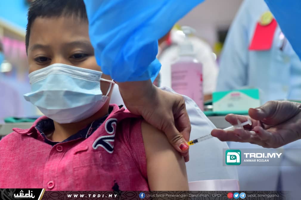 1.4 Peratus Kanak-kanak Terengganu Telah Divaksin