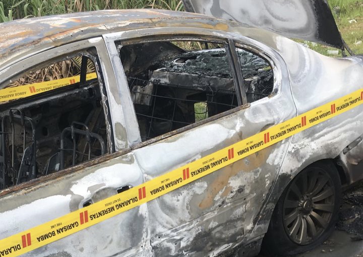 Angkara Kereta Rumah Nyaris Dijilat Api