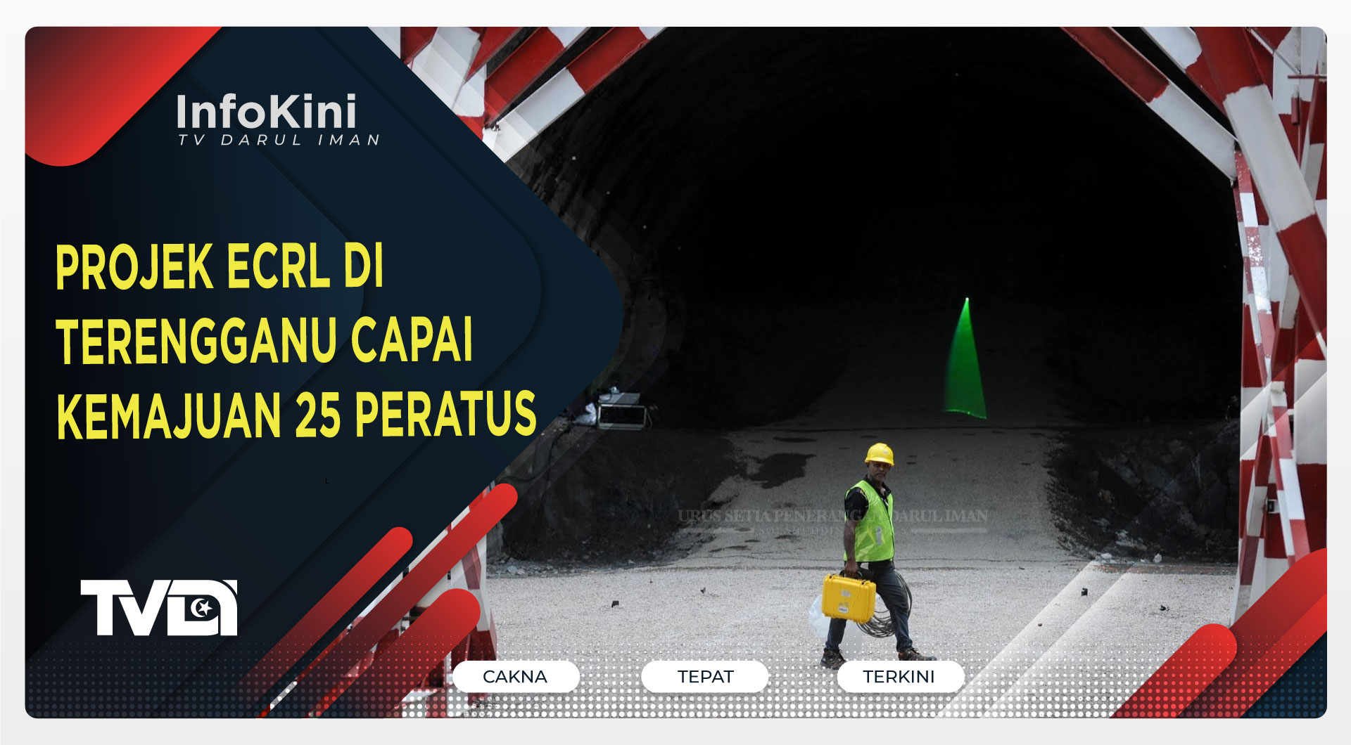 Projek ECRL Di Terengganu Capai Kemajuan 25 Peratus