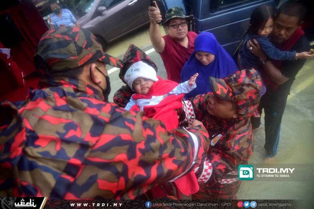 Mangsa Banjir Di Terengganu Terus Meningkat Malam Ini