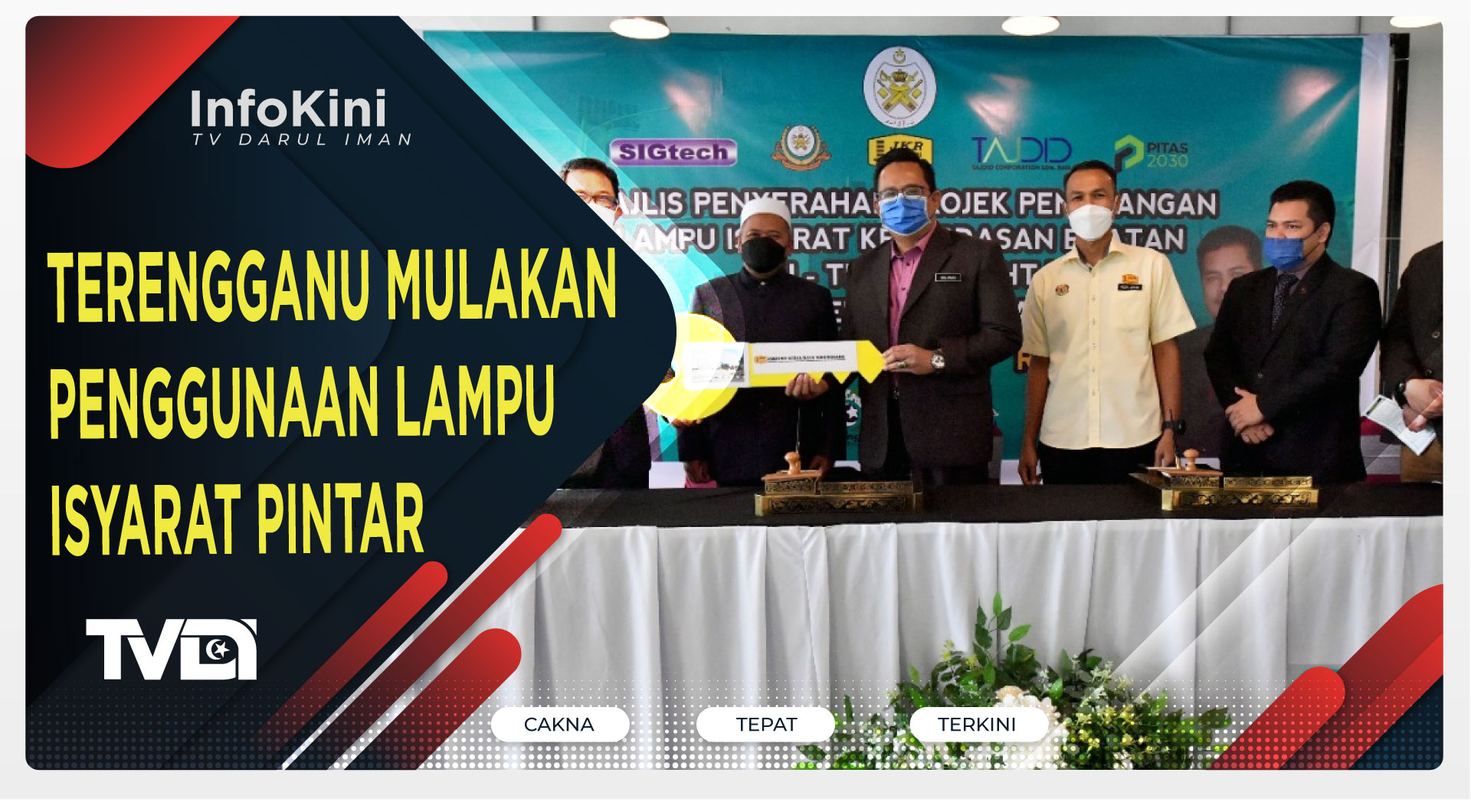Terengganu Mulakan Penggunaan Lampu Isyarat Pintar