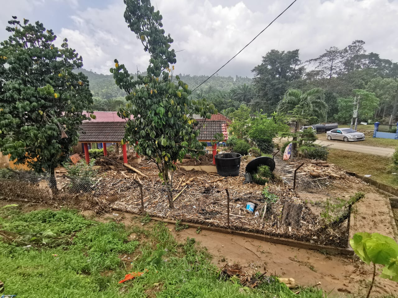 SK Sungai Berua Ibarat Dilanda Tsunami