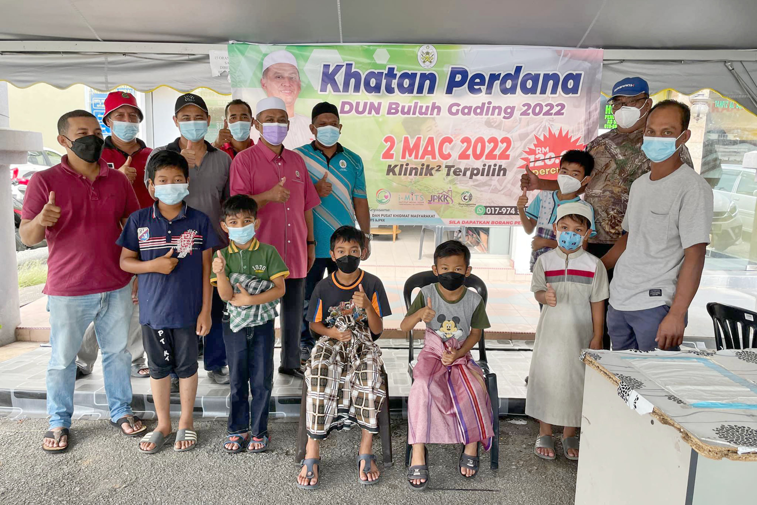 Tradisi Khatan Percuma DUN Buluh Gading Diteruskan