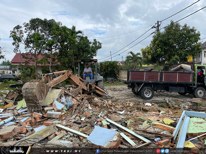 Proses Bina Tapak Parkir Masjid Gong Tok Nasek Dimulakan