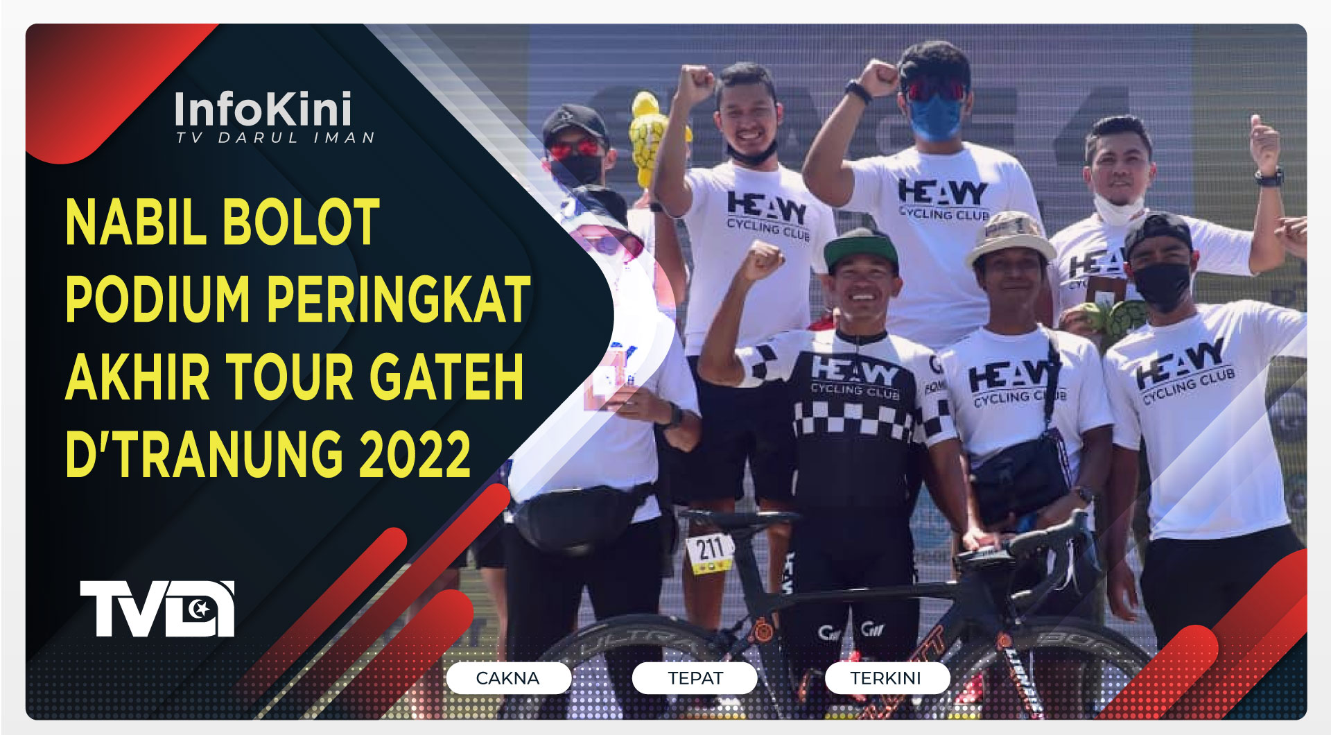 Nabil Bolot Podium Peringkat Akhir Tour Gateh D'Tranung 2022