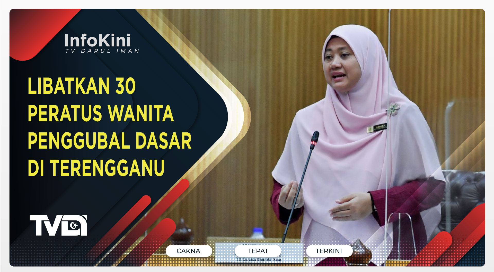 Libatkan 30 Peratus Wanita Penggubal Dasar Di Terengganu
