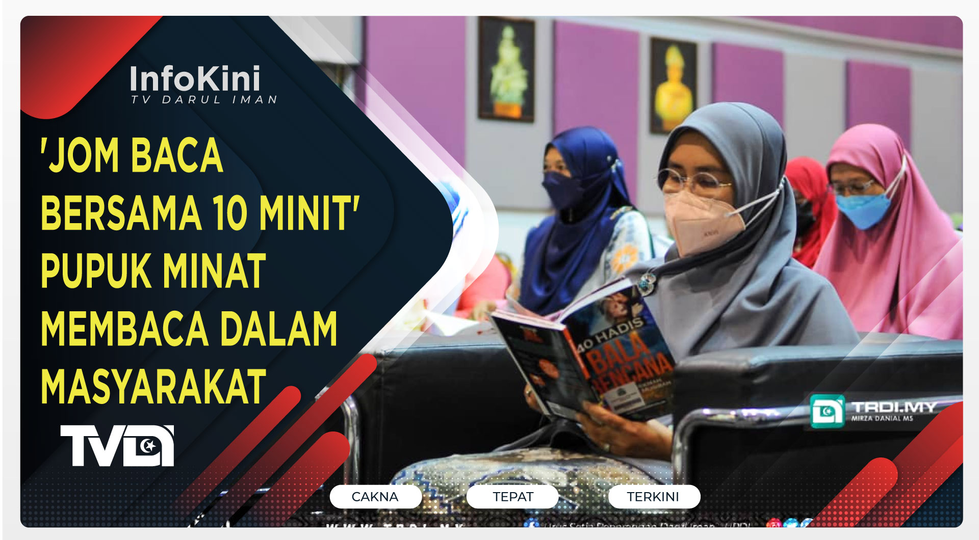 'Jom Baca Bersama 10 Minit' Pupuk Minat Membaca Dalam Masyarakat