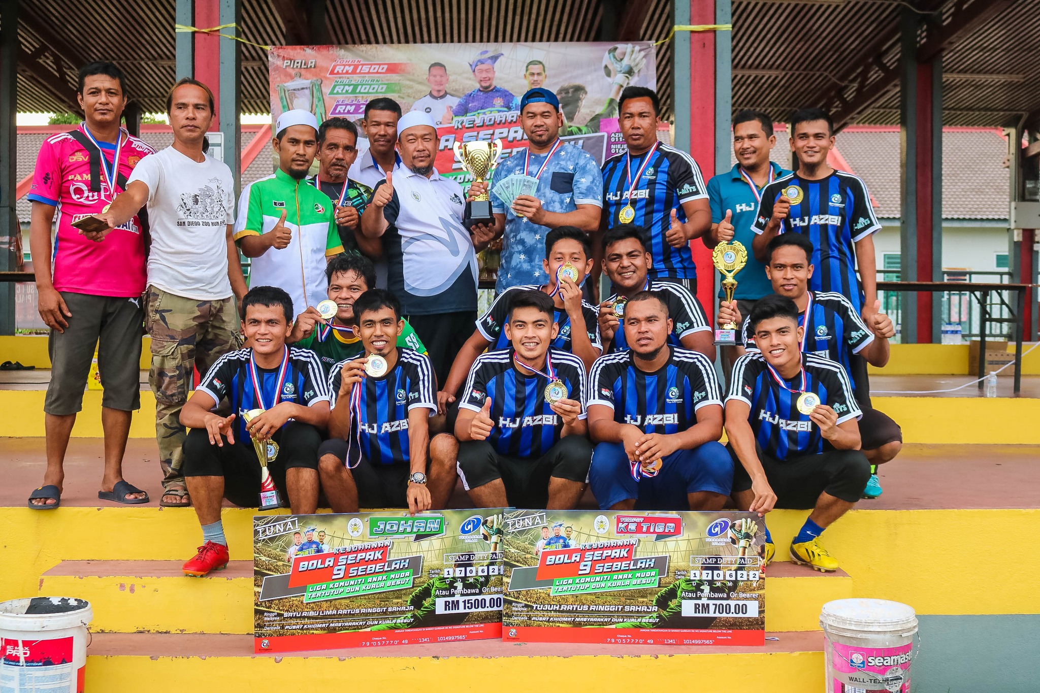 Gol Tunggal Luqman Bawa Tok Saboh FC Bergelar Juara