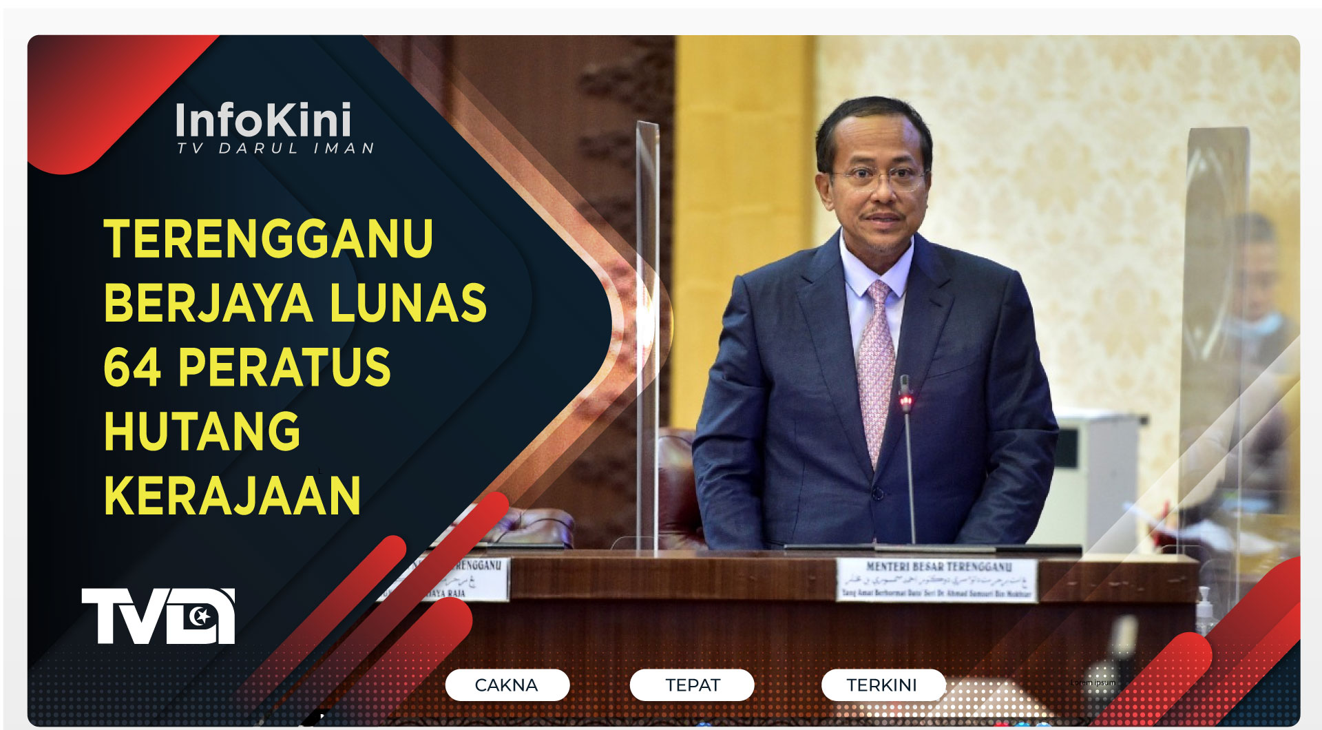 Terengganu Berjaya Lunas 64 Peratus Hutang Kerajaan