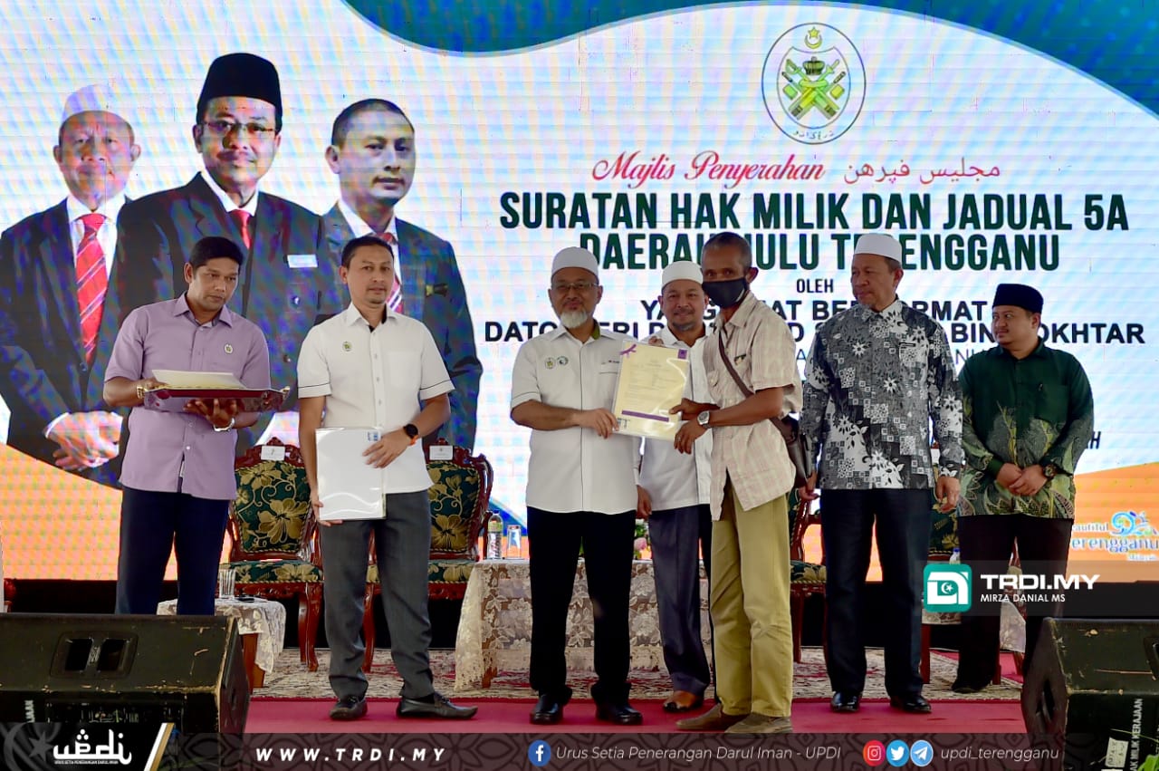 870 Penduduk di Hulu Terengganu Terima Hak Tanah