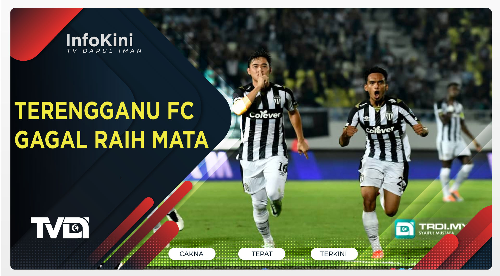 Terengganu FC Gagal Raih Mata