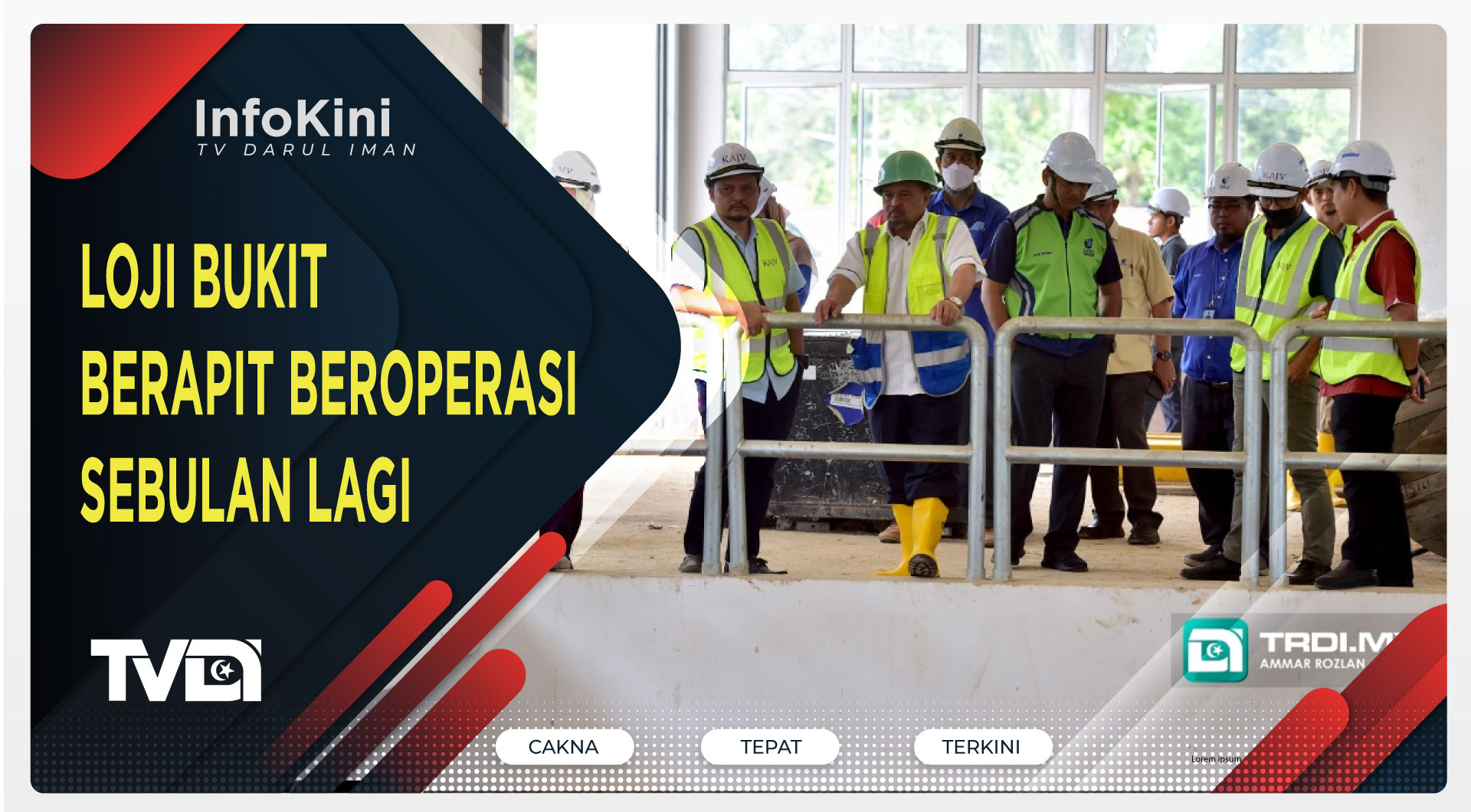 Loji Bukit Berapit Beroperasi Sebulan Lagi