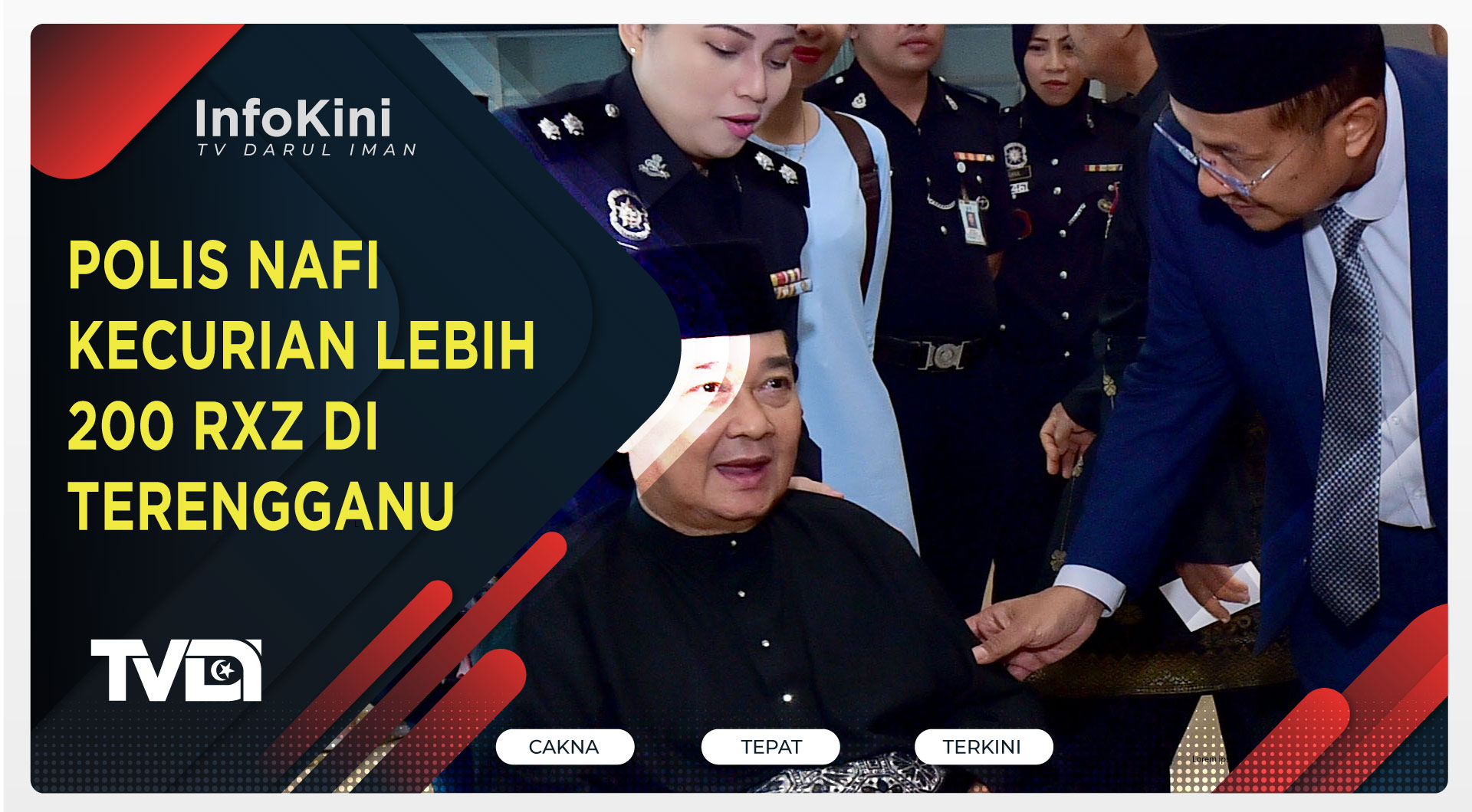 Polis Nafi Kecurian Lebih 200 RXZ Di Terengganu