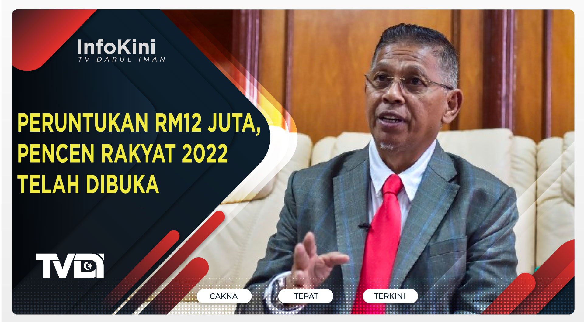 Peruntukan RM12 Juta, Pencen Rakyat 2022 Telah Dibuka