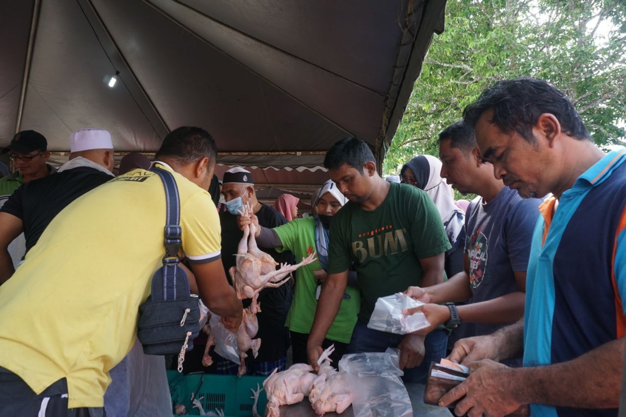 1,000 Ayam Segar RM10 Seekor 'Licin' Dalam Dua Jam