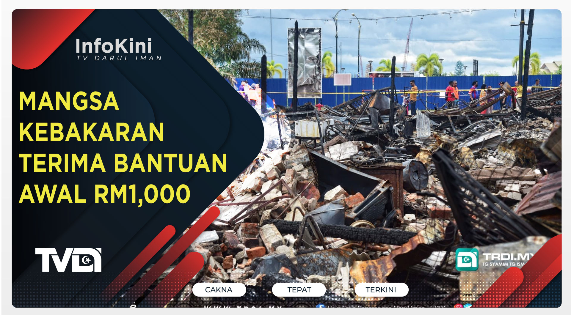 Mangsa Kebakaran Terima Bantuan Awal RM1,000