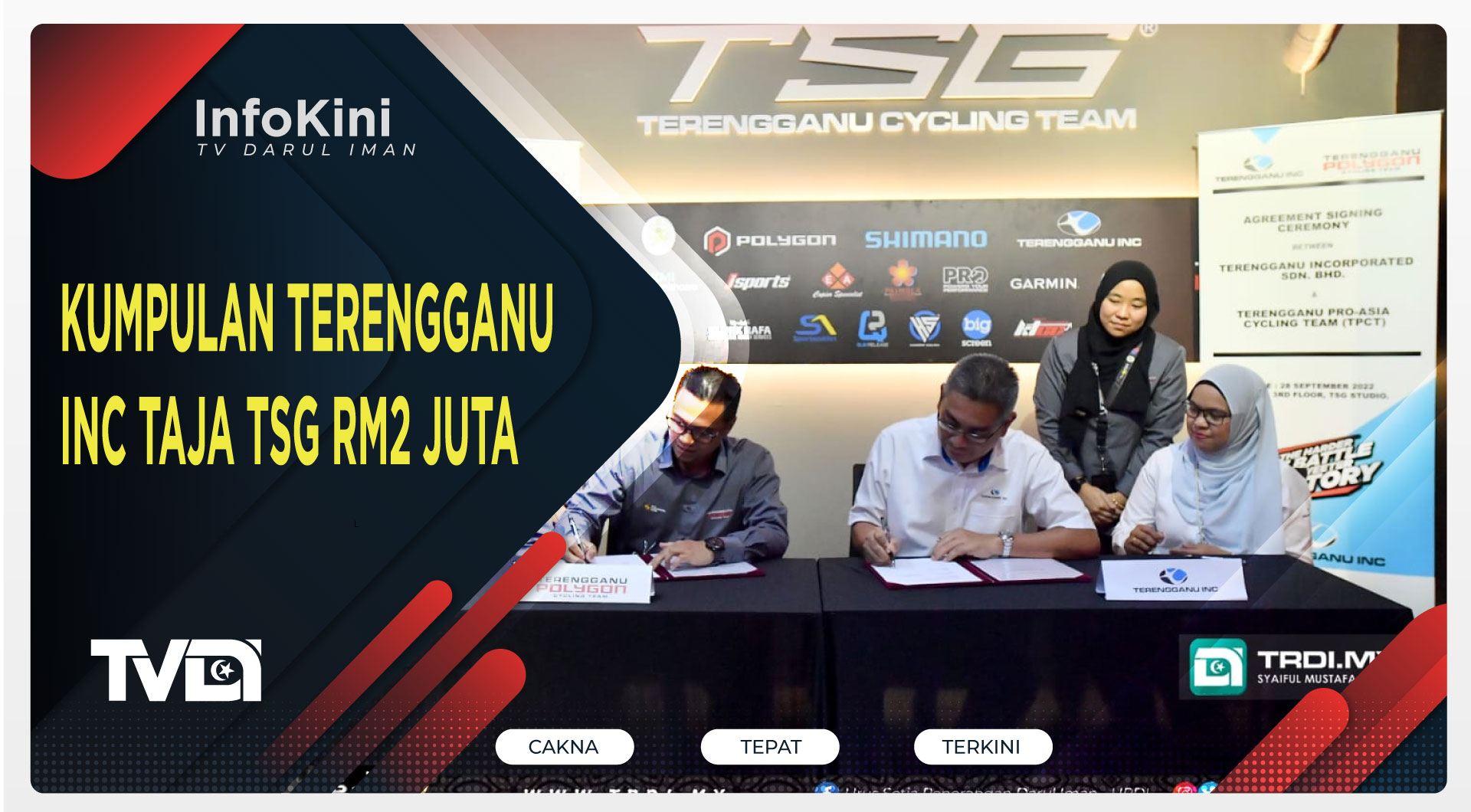 Kumpulan Terengganu Inc Taja TSG RM2 Juta