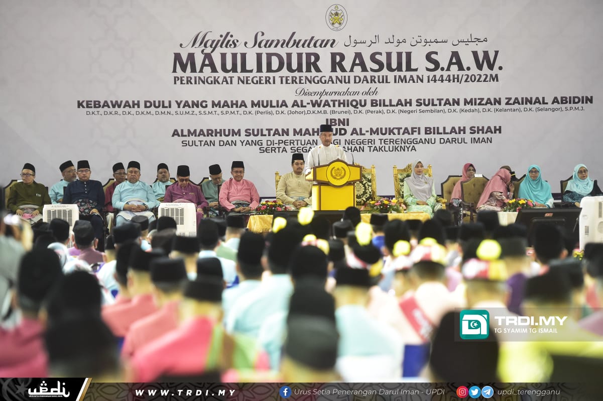 Sultan Mizan Mahu Rakyat Contohi Sikap Rasulullah Hadapi Kesulitan