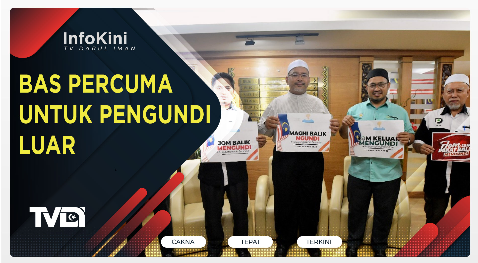 Bas Percuma Untuk Pengundi Luar