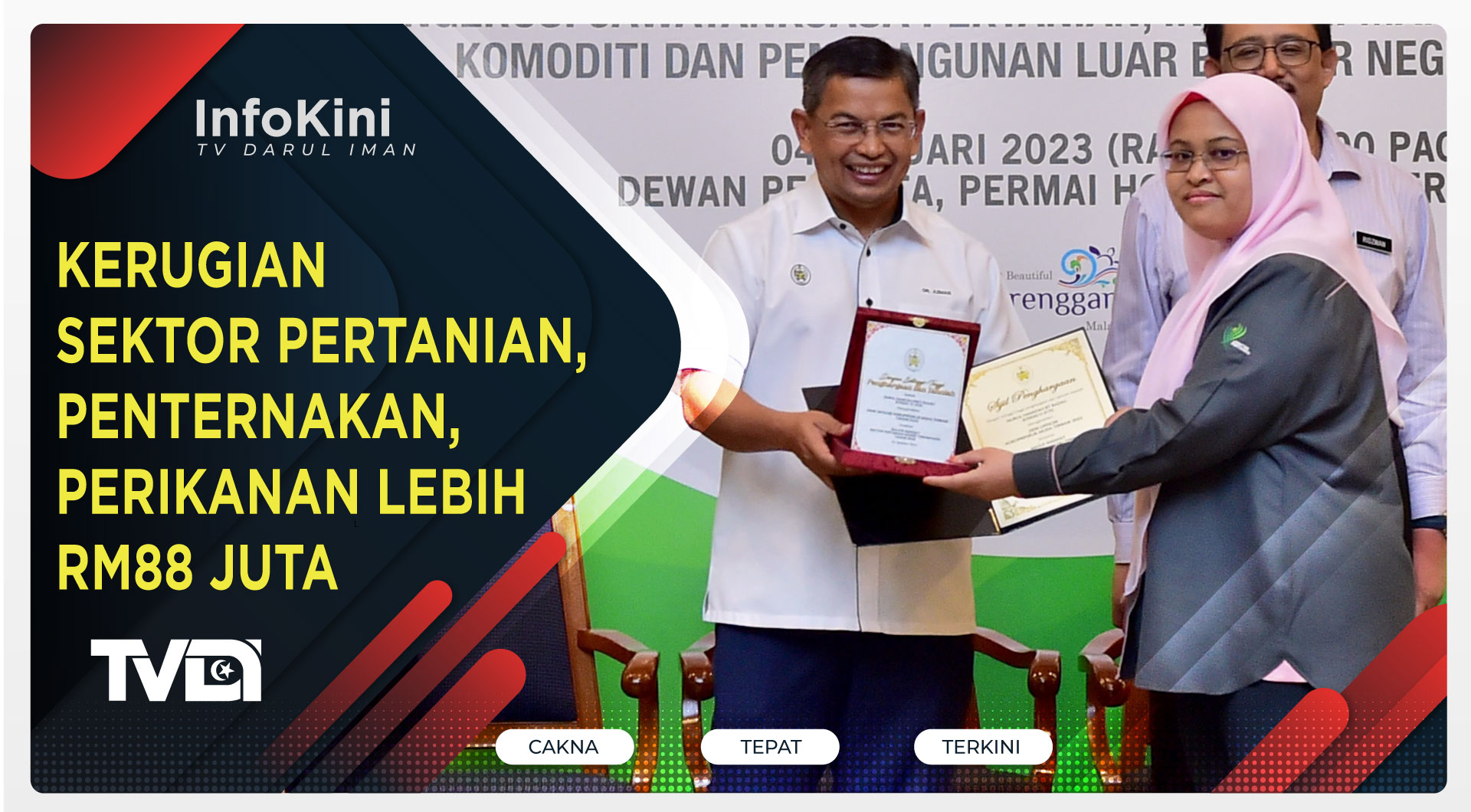 Kerugian Sektor Pertanian, Penternakan, Perikanan Lebih RM88 Juta