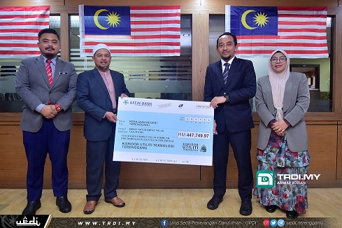 Terengganu Terima Bayaran Royalti RM447,749.97 Daripada KUTT