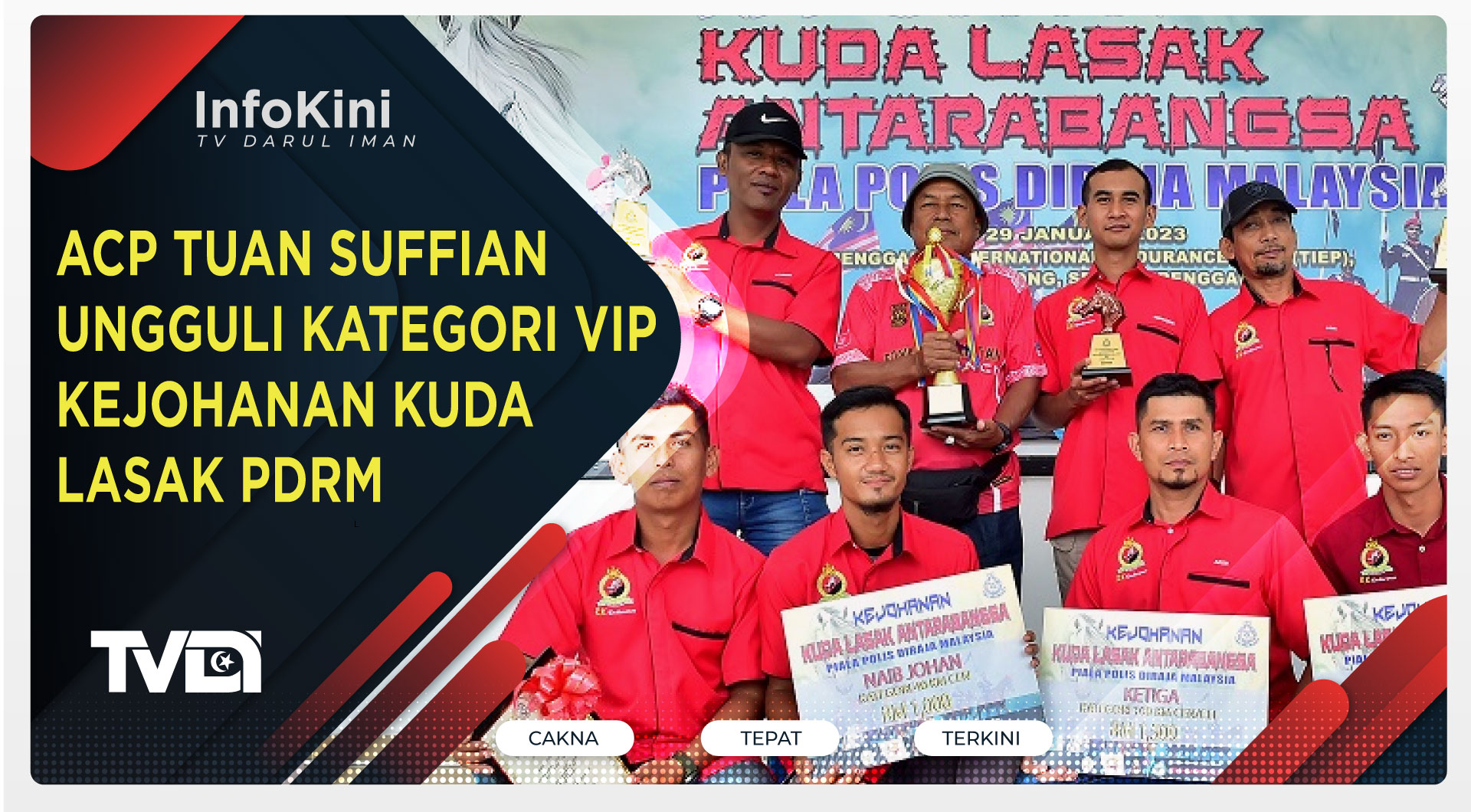 ACP Tuan Suffian Ungguli Kategori VIP Kejohanan Kuda Lasak PDRM