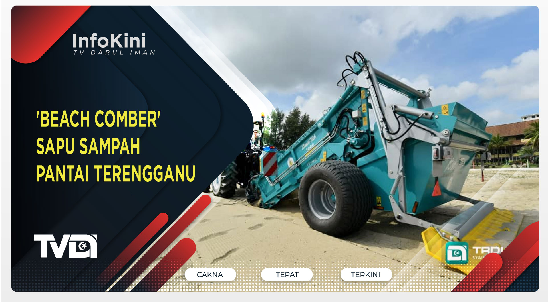 'Beach Comber' Sapu Sampah Pantai Terengganu