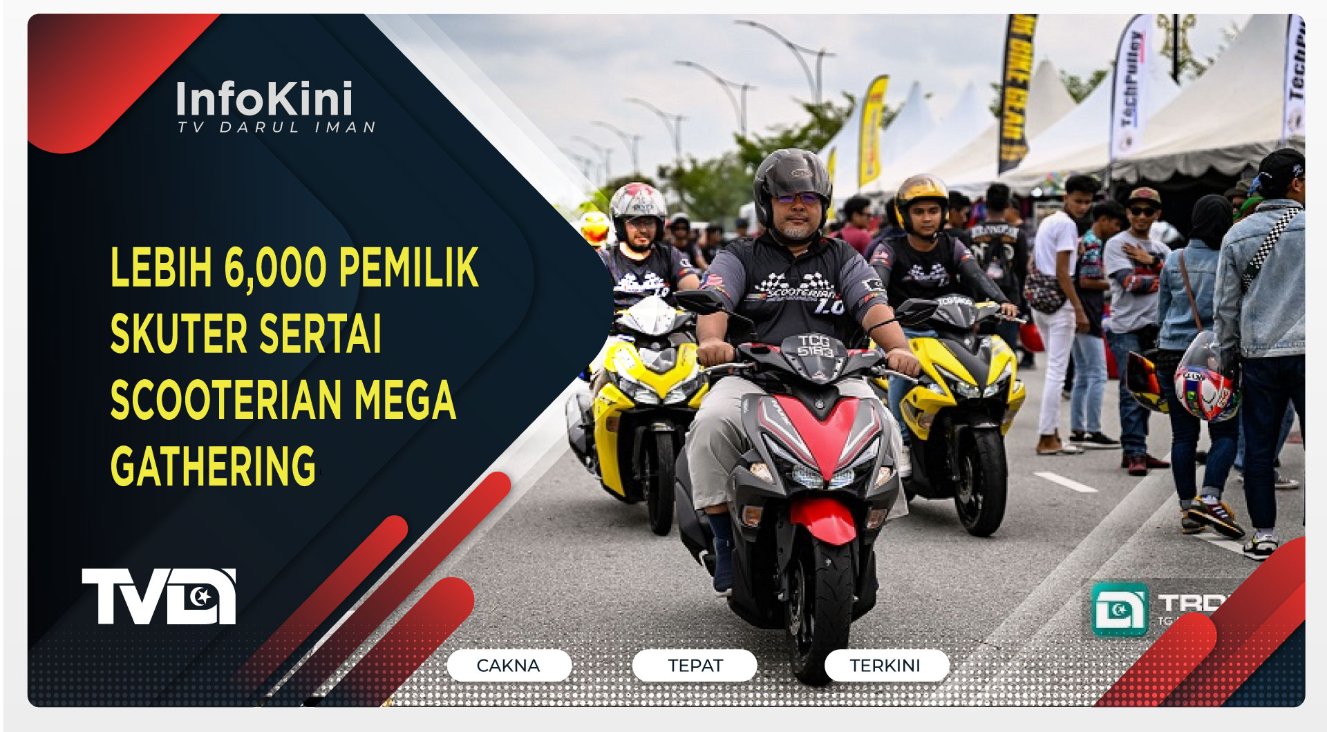 Lebih 6,000 Pemilik Skuter Sertai Scooterian Mega Gathering