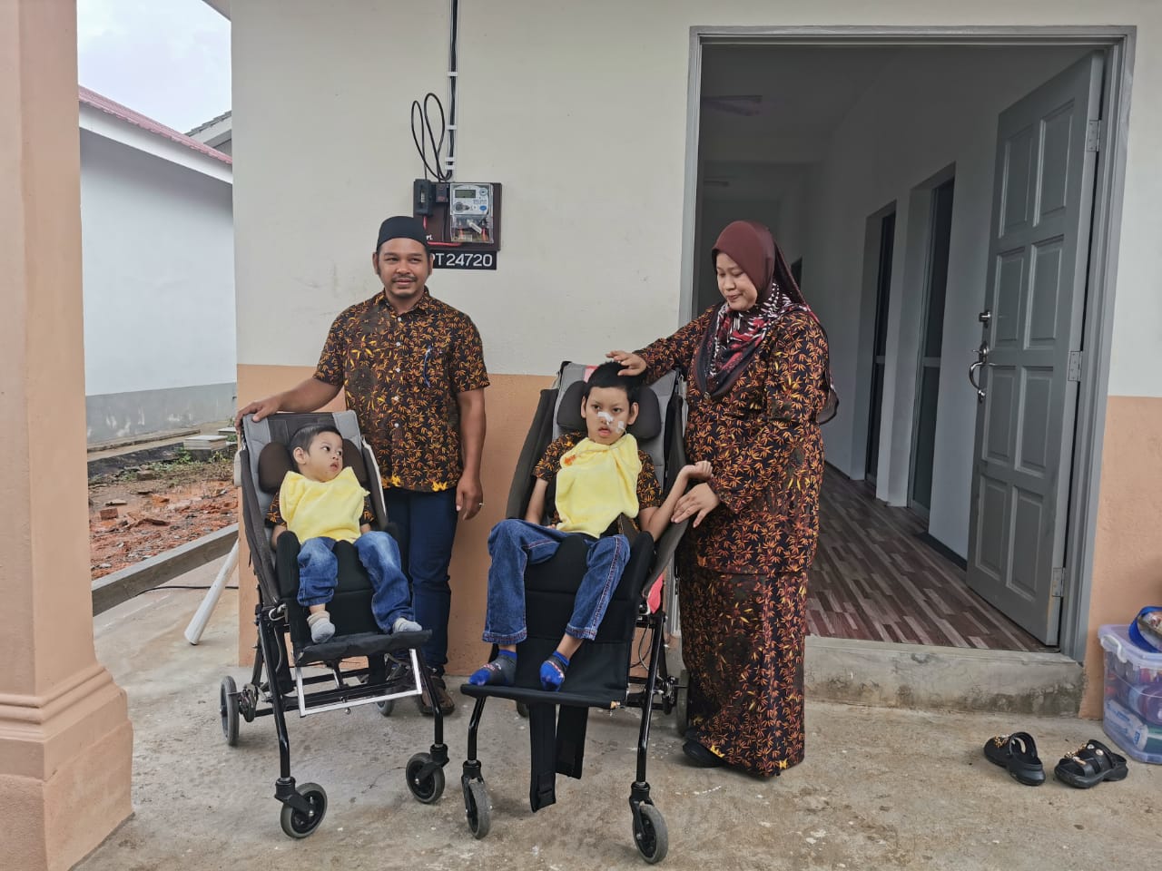 Rumah Baru Anugerah Terindah Buat Dua Anak OKU