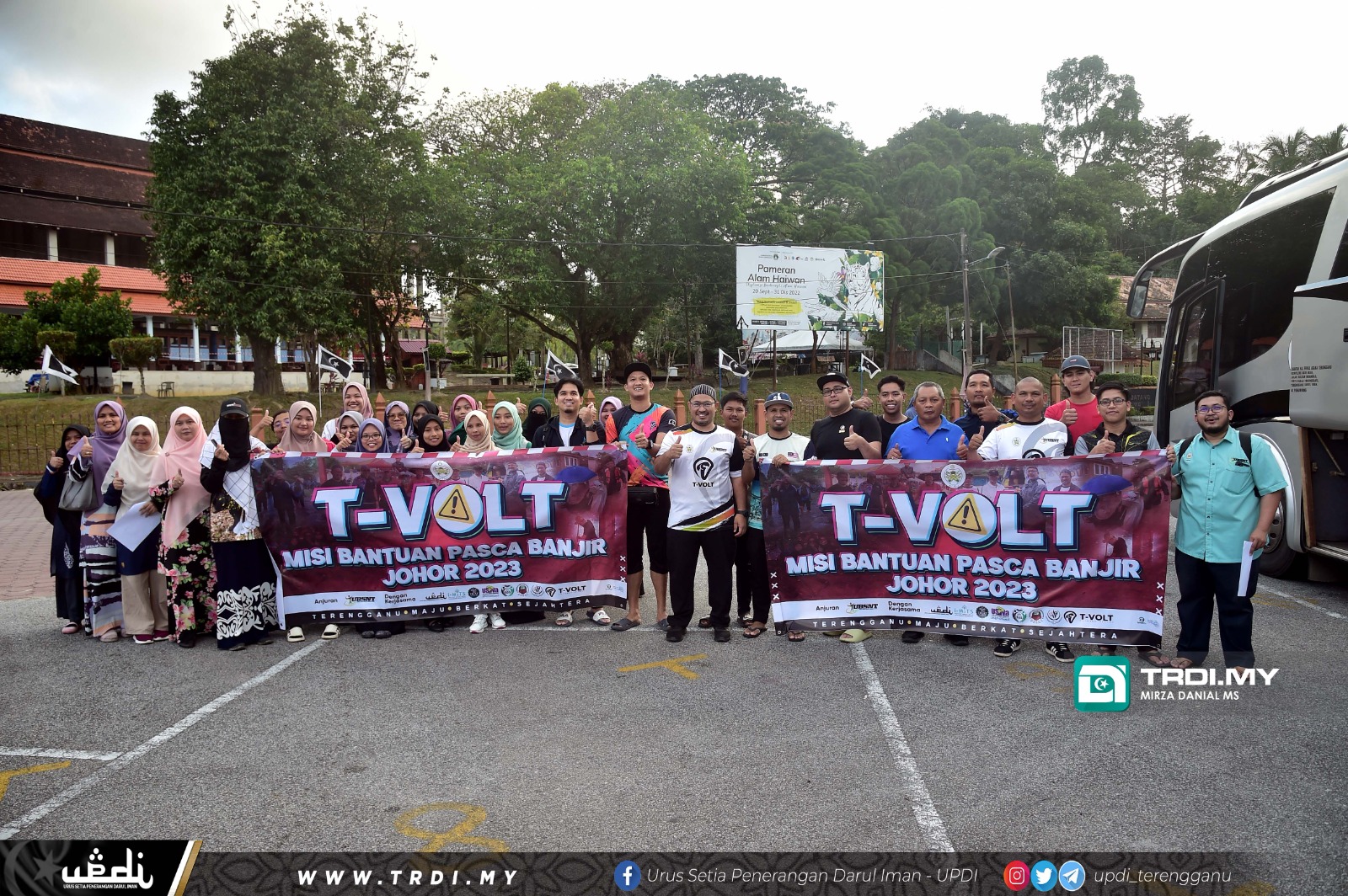 Relawan T-Volt Mula Misi Hari ini