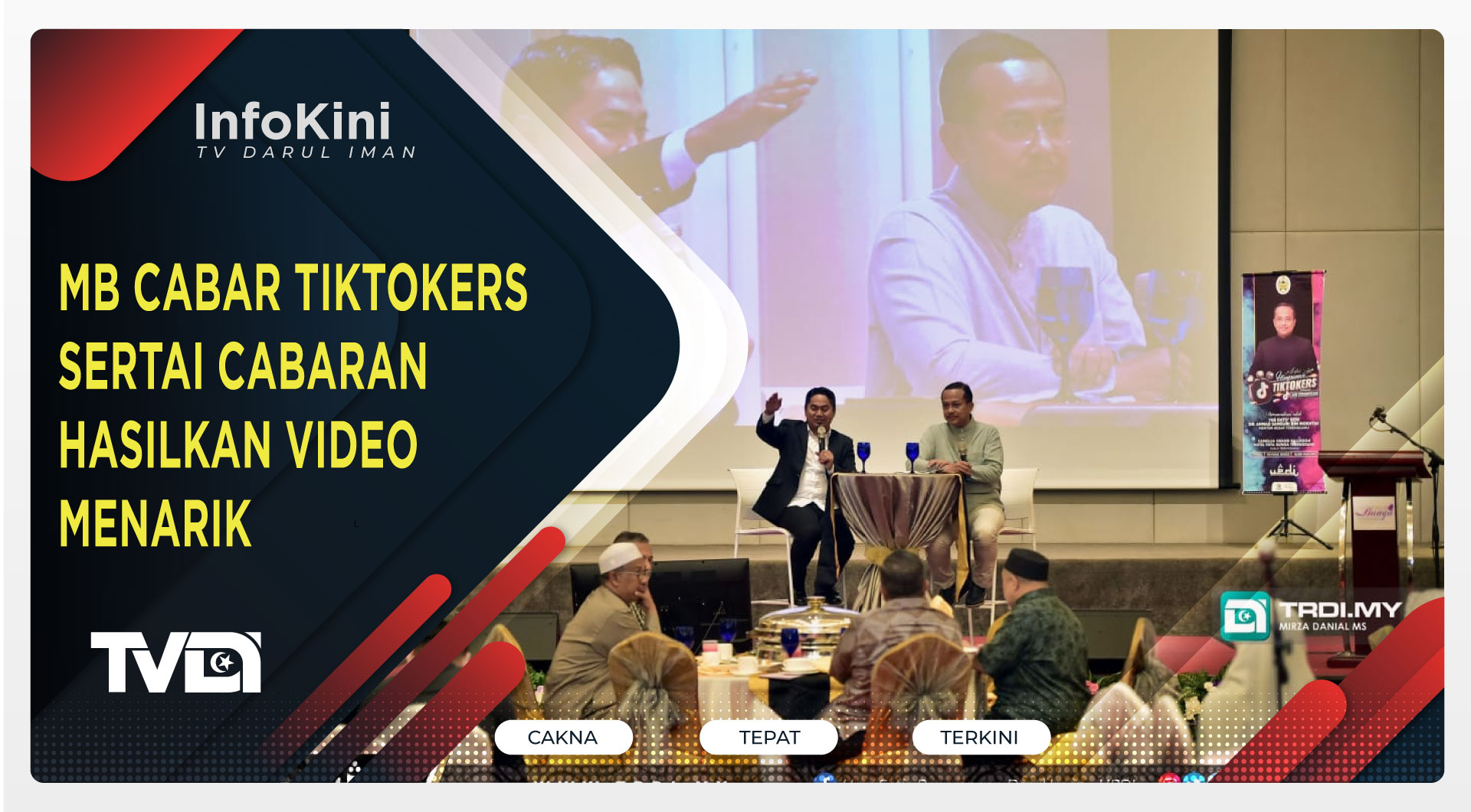 MB Cabar TikTokers Sertai Cabaran Hasilkan Video Menarik