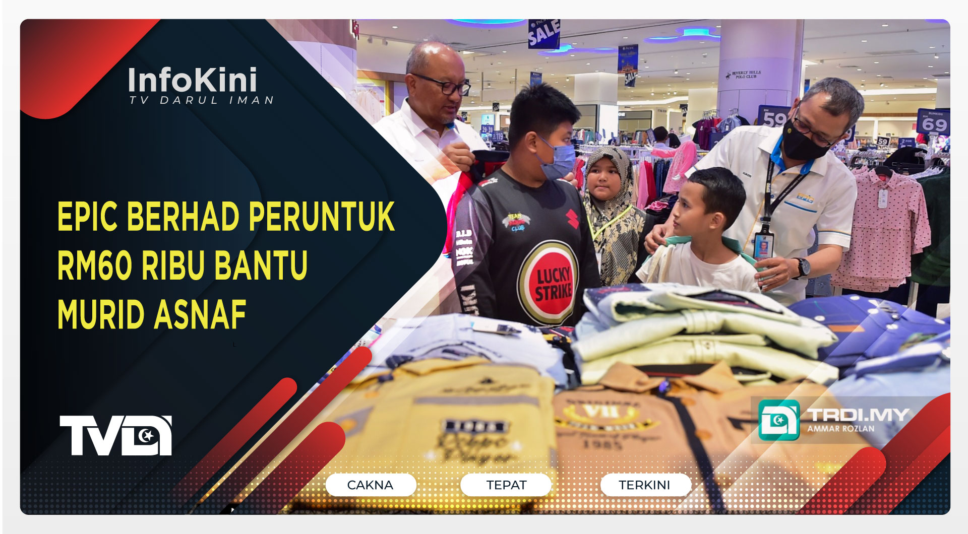 EPIC Berhad Peruntuk RM60 Ribu Bantu Murid Asnaf