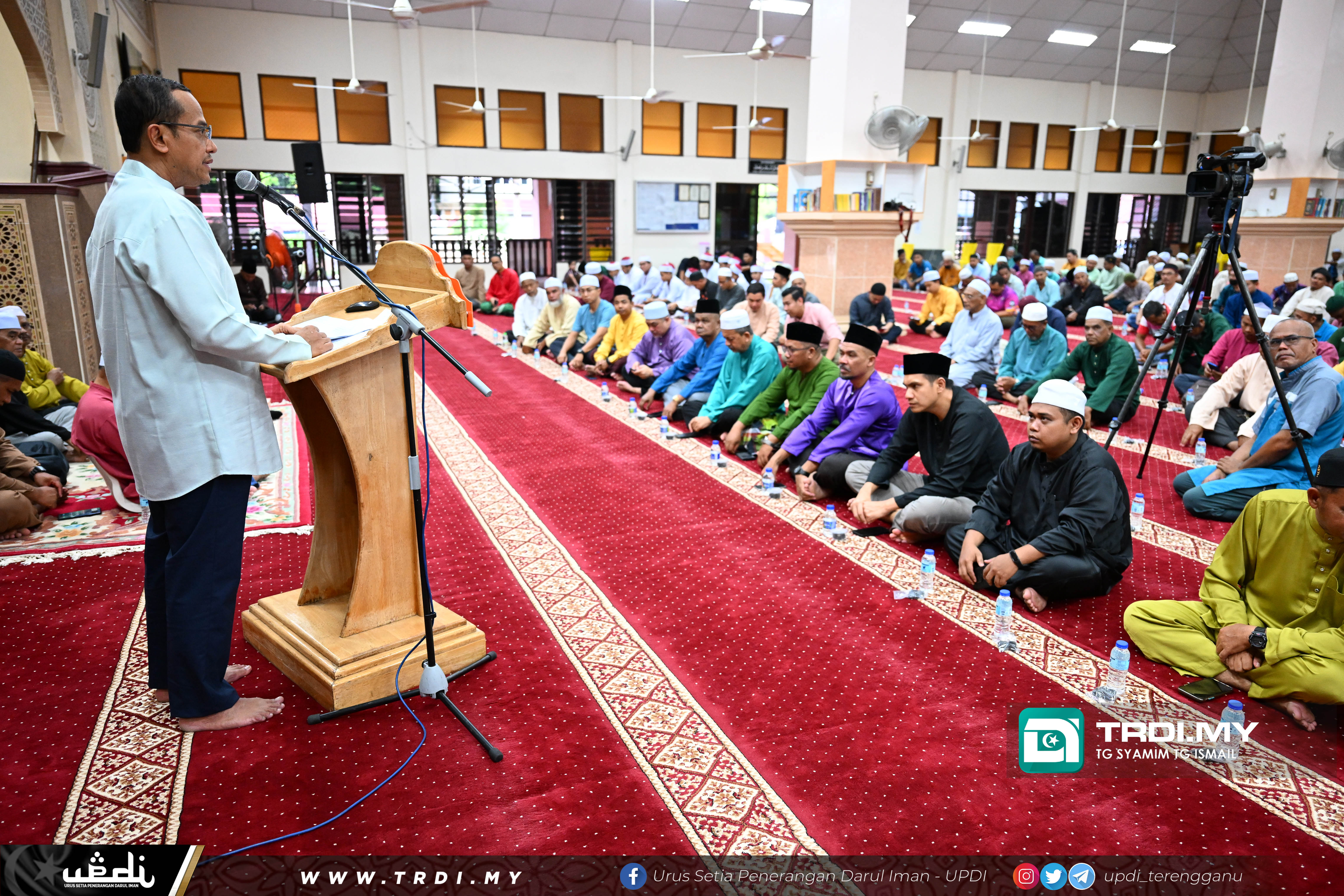 YAB MB menghadiri Program Prihatin Ramadan bersama MB bertempat di Masjid Al Amin, Kg Buluh, Kuala Berang