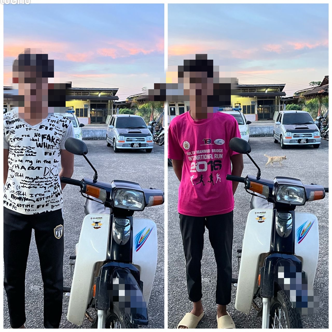 Padah Buat Aksi 'Wheelie', Dua Remaja Ditahan