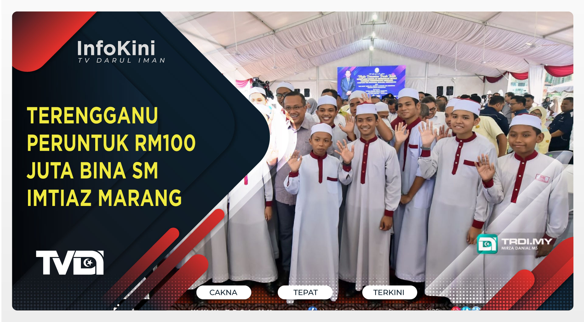 Terengganu Peruntuk RM100 Juta Bina SM Imtiaz Marang