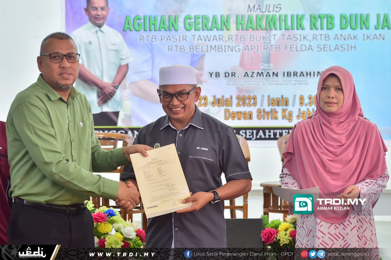 Kerajaan Terengganu Nokhtahkan Penantian Rakyat