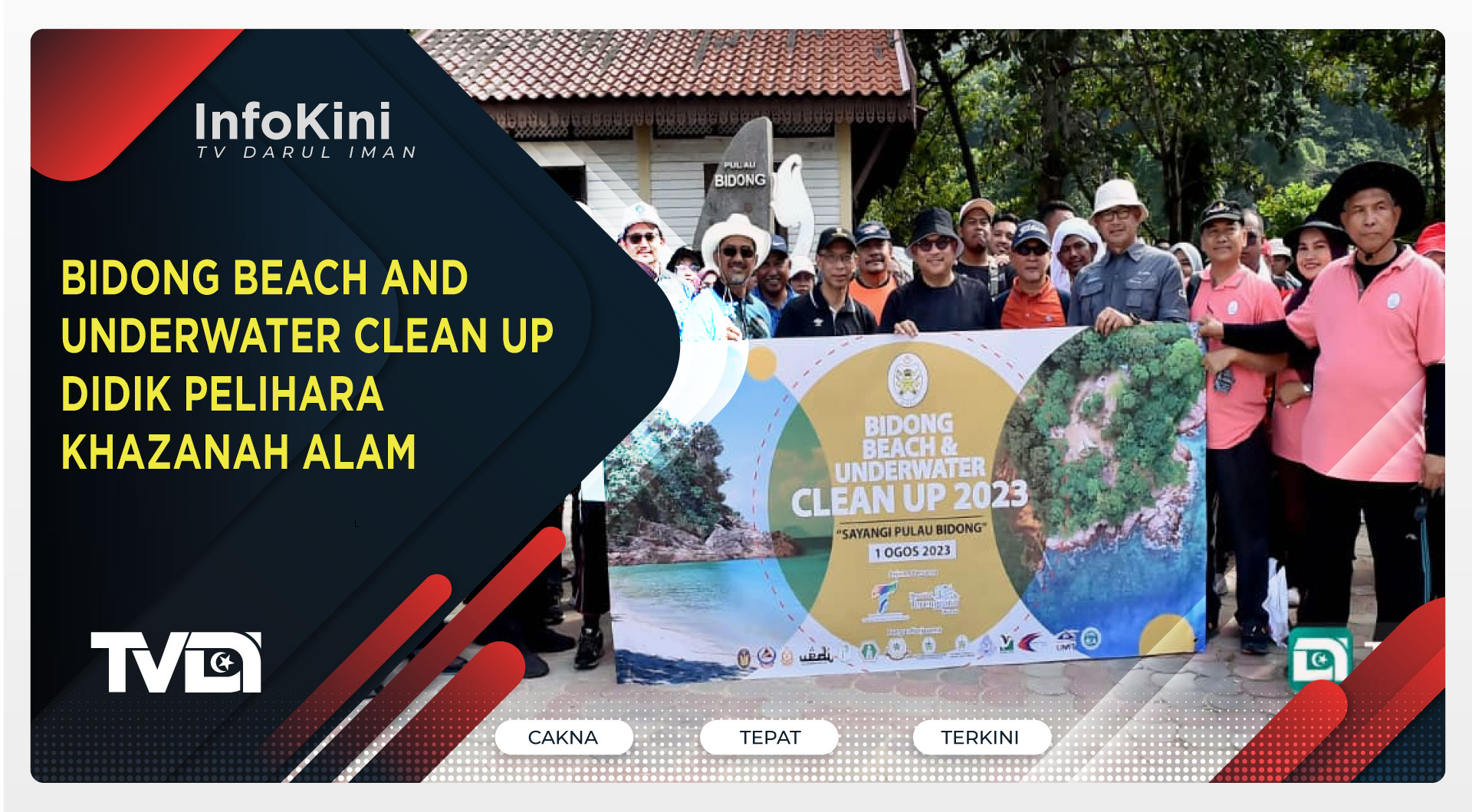 Bidong Beach and Underwater Clean Up Didik Pelihara Khazanah Alam
