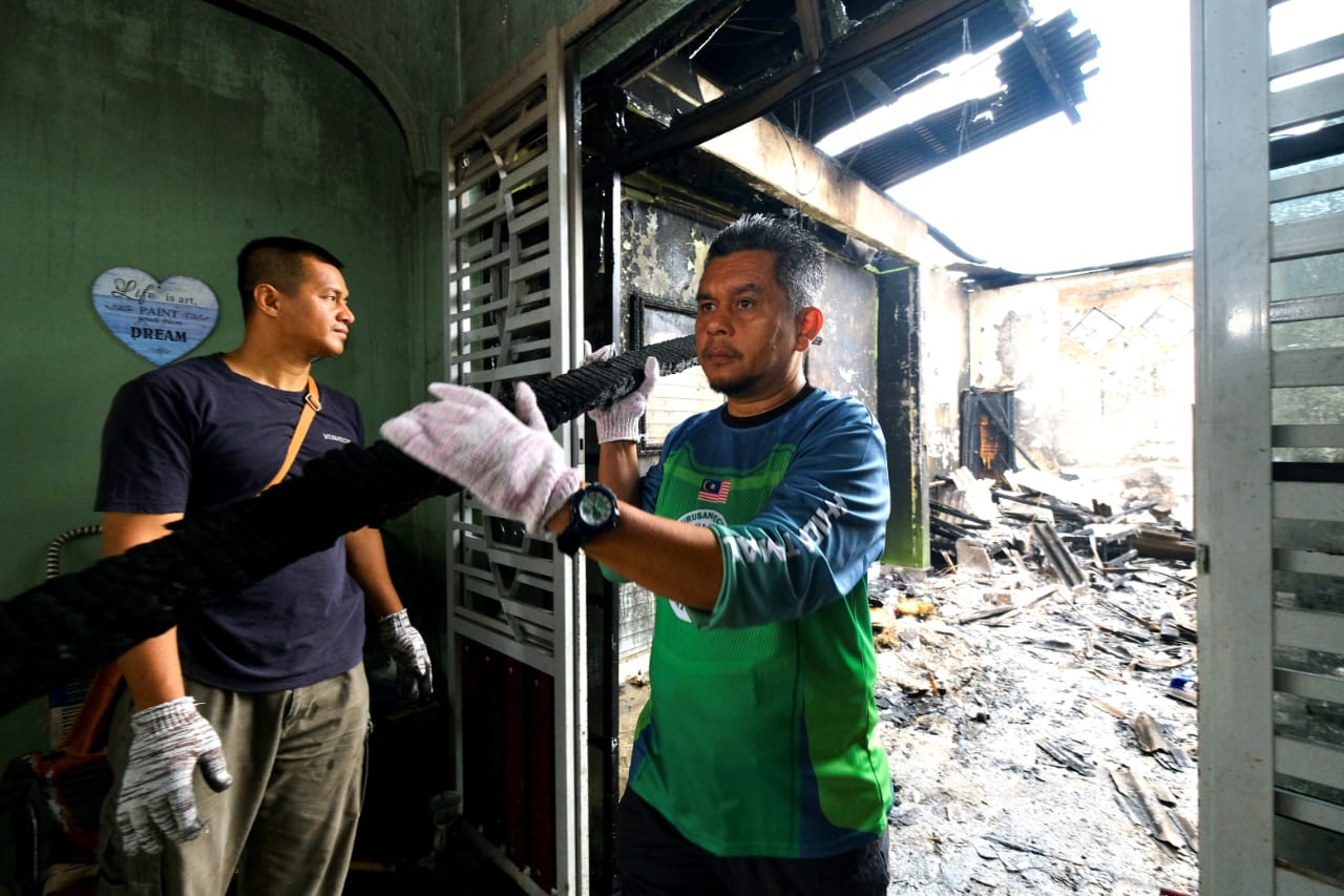 Bantuan Baiki Rumah Terbakar Akan Disegerakan