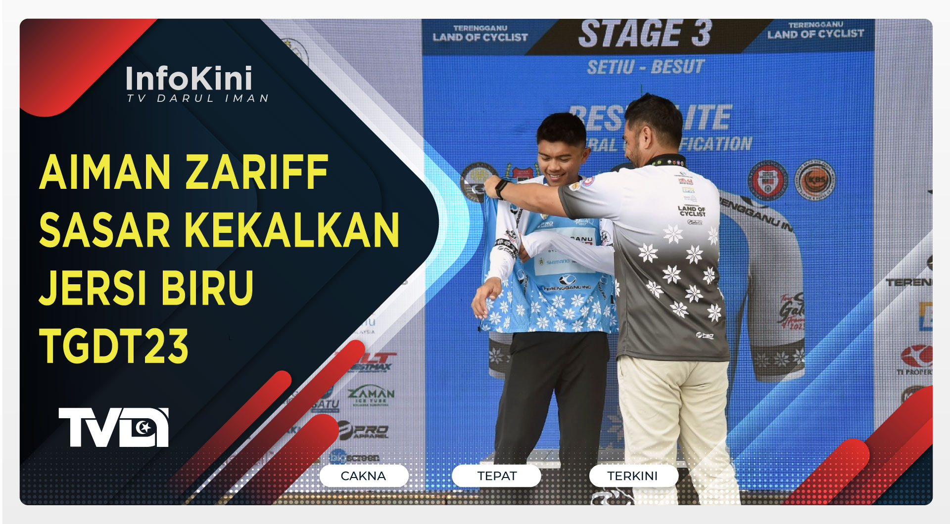 Aiman Zariff Sasar Kekalkan Jersi Biru TGDT23