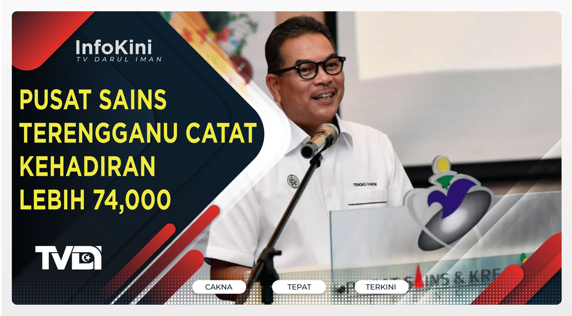 Pusat Sains Terengganu Catat Kehadiran Lebih 74,000