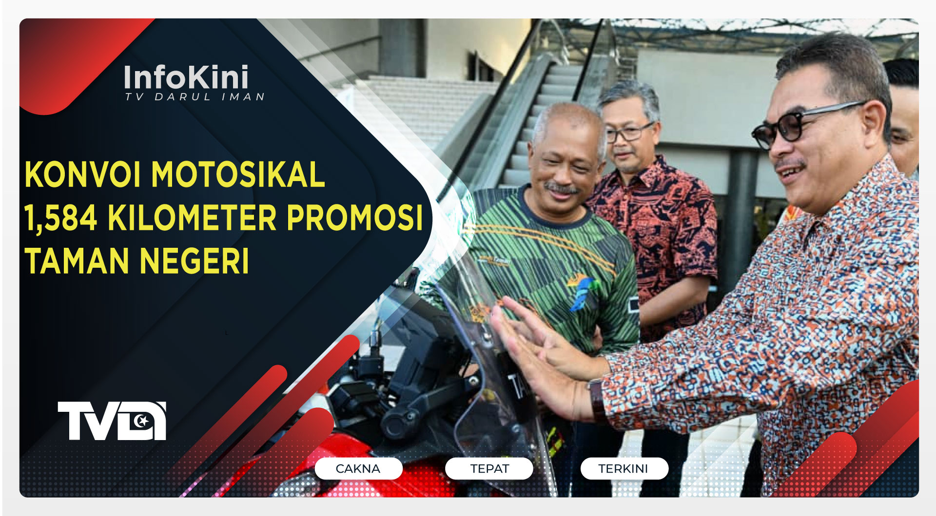 Konvoi Motosikal 1,584 Kilometer Promosi Taman Negeri