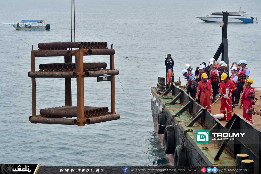 Tukun Sotong, 'Lobster' Dilabuh di Pulau Kapas
