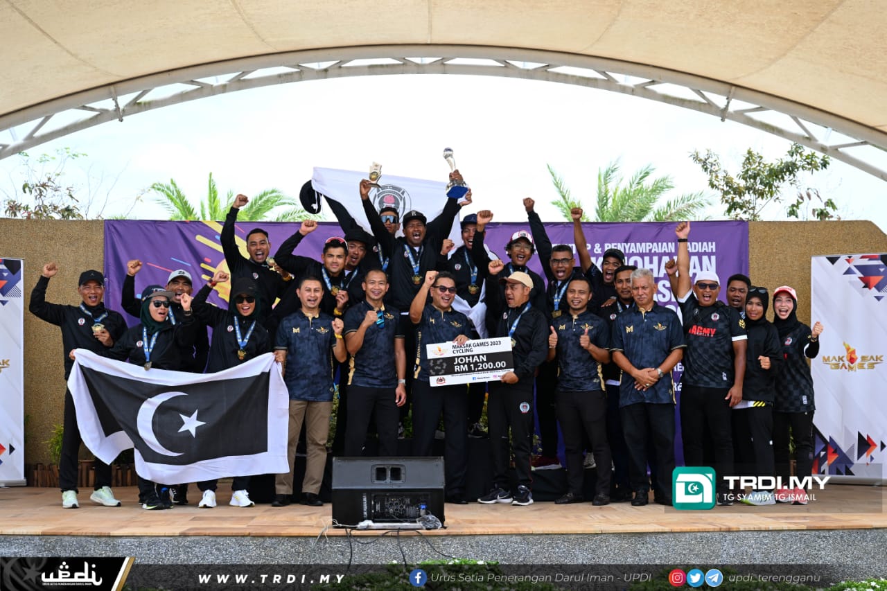 Terengganu Juara MAKSAK Berbasikal 2023