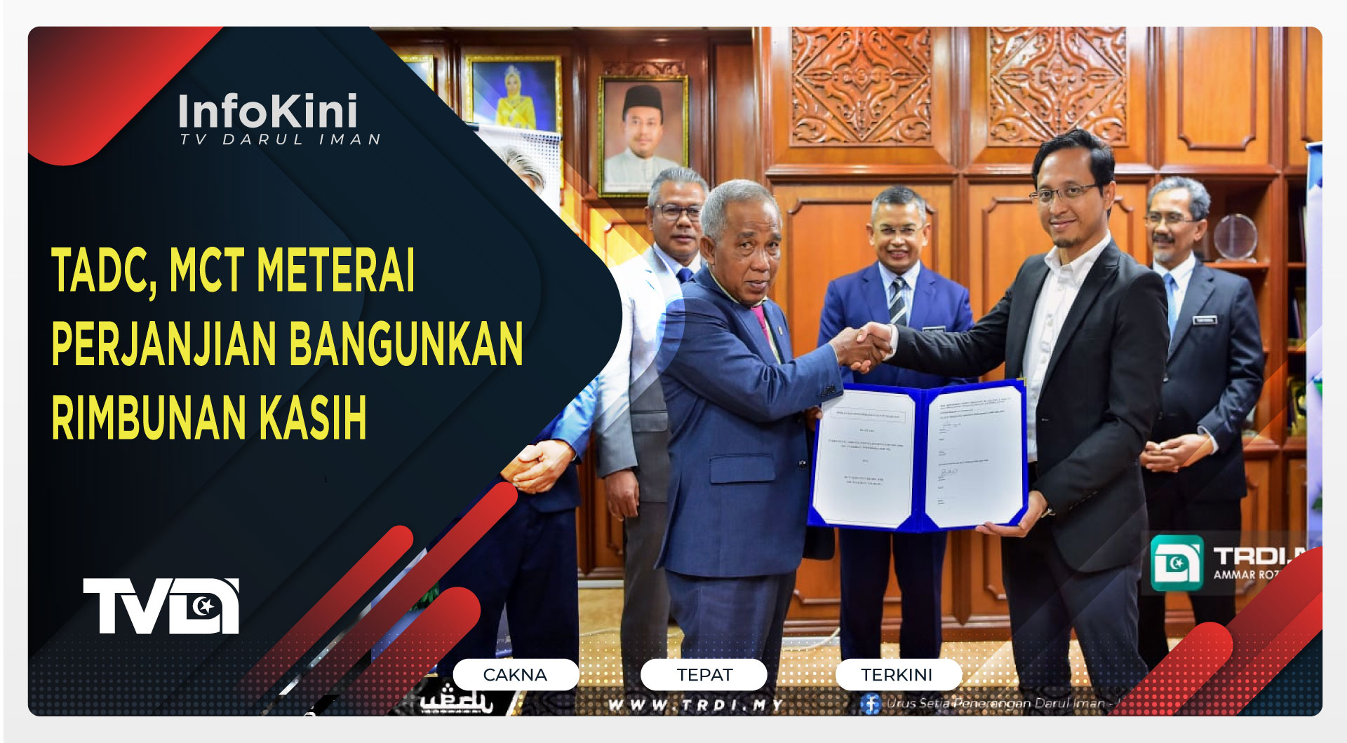 TADC, MCT Meterai Perjanjian Bangunkan Rimbunan Kasih