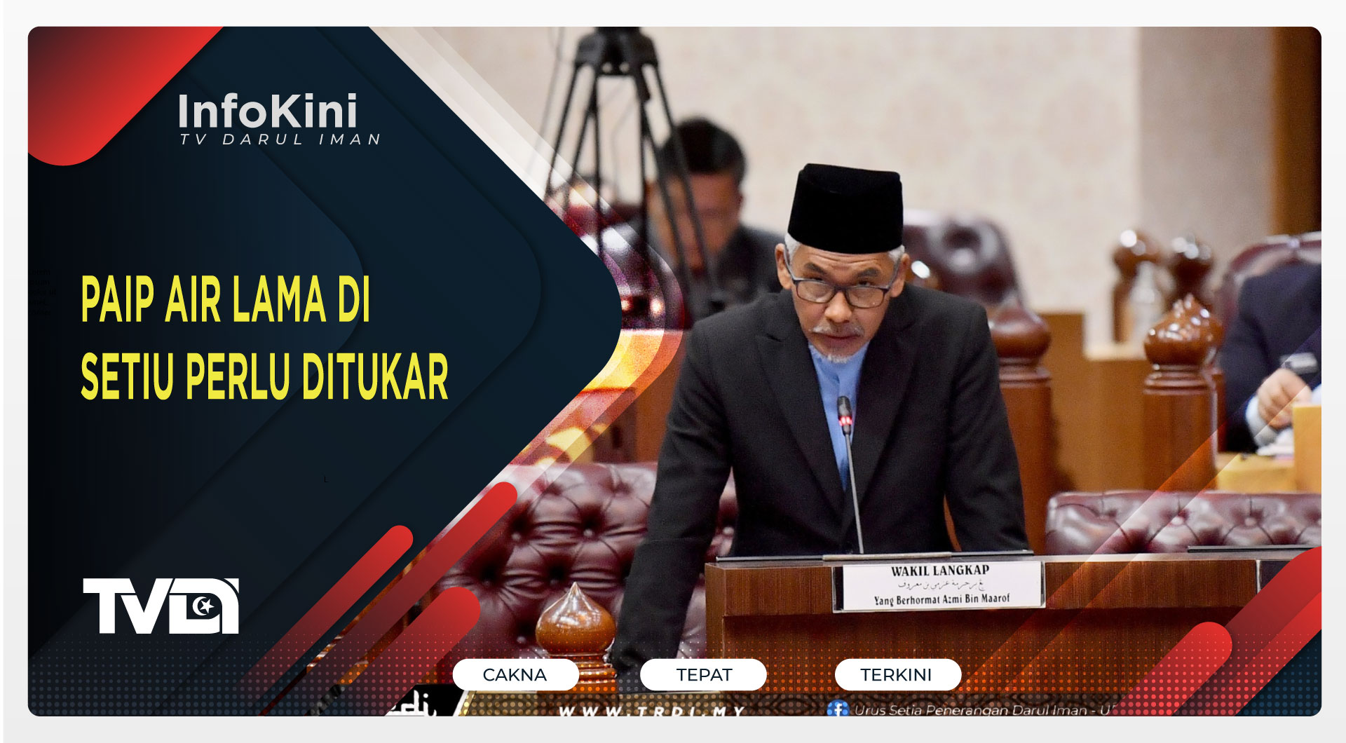 Paip Air Lama di Setiu Perlu Ditukar