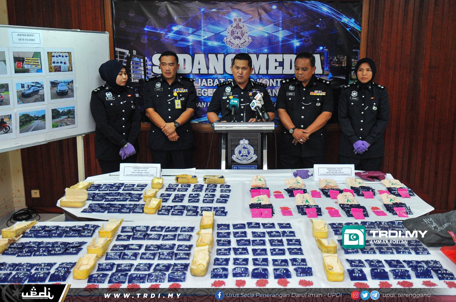 Polis Terengganu Tumpas Sindiket Dadah, Rampas Pil Yaba