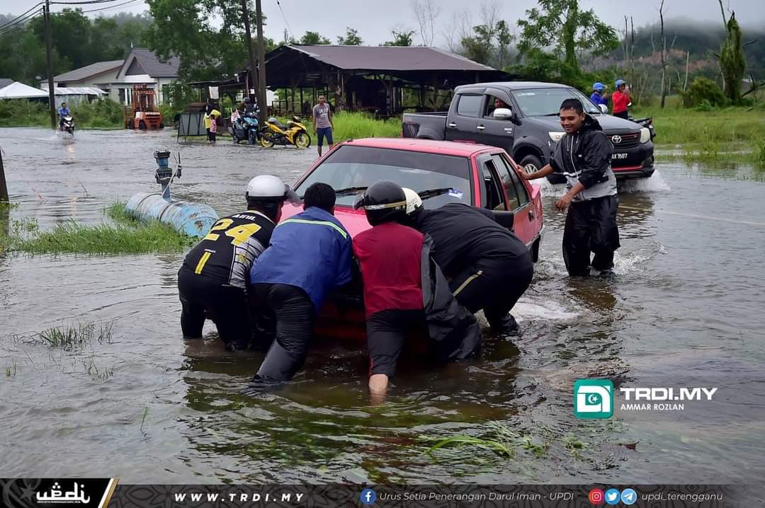 Amaran Hujan Berterusan Tahap Bahaya Landa Terengganu