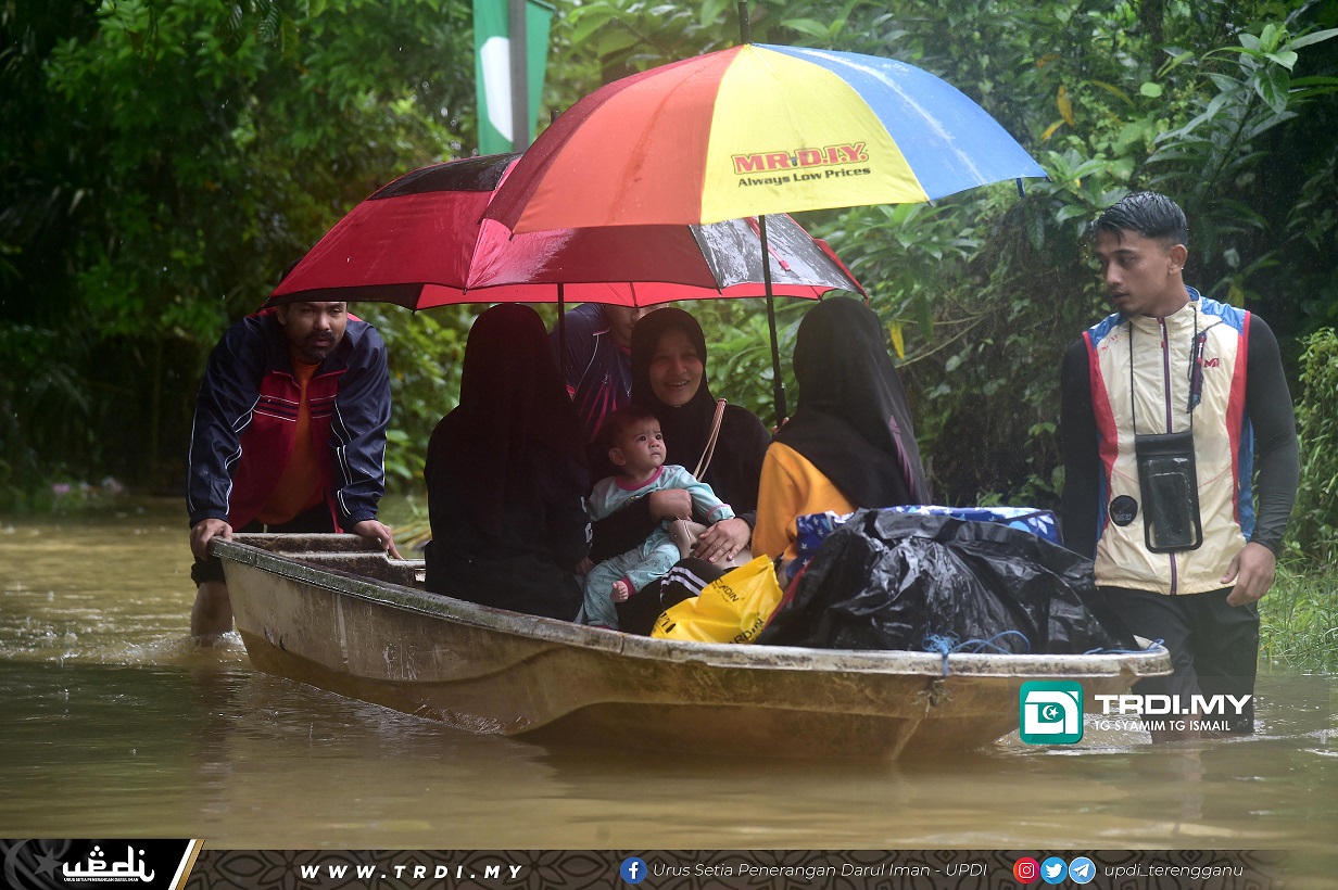 Mangsa Banjir Terengganu Naik 686 Orang