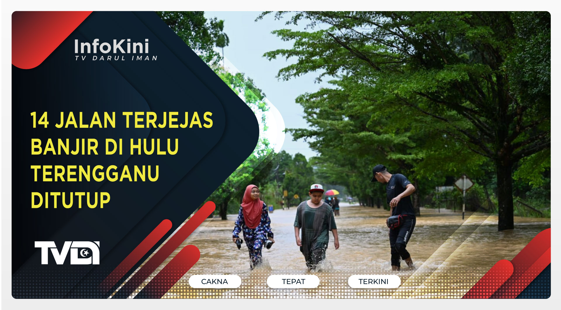 14 Jalan Terjejas Banjir Di Hulu Terengganu Ditutup